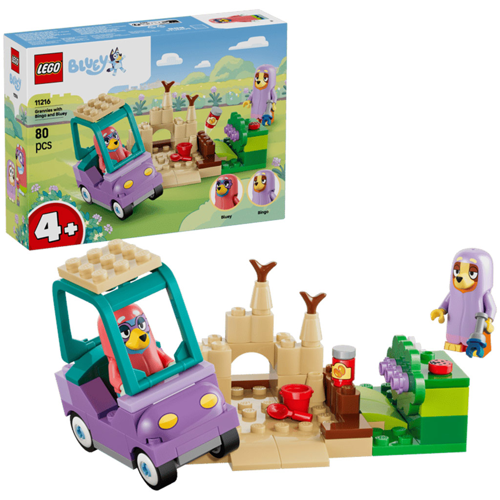 imagen de LEGO® Bluey™: Abuela con Bingo y Bluey (11216) 1
