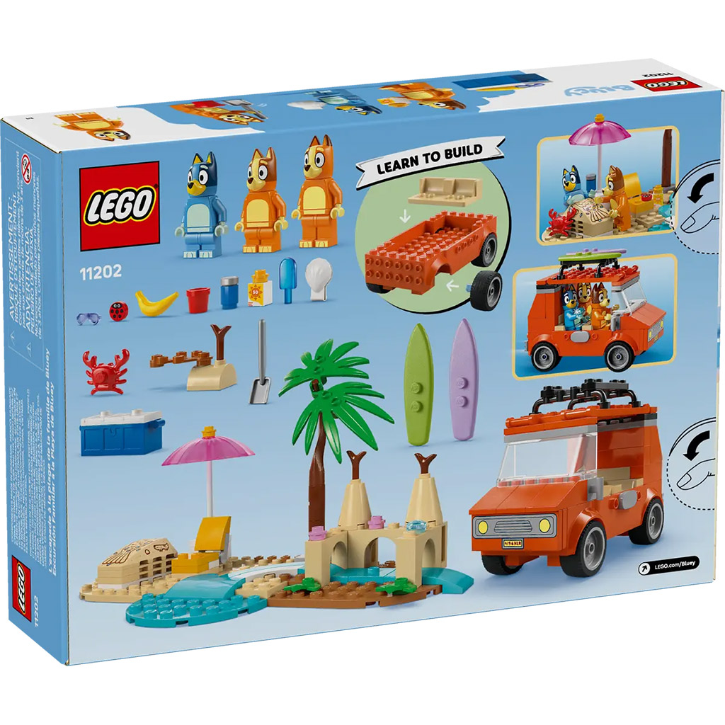imagen de LEGO® Bluey™: Bluey y su familia viaja a la playa (11202L) 8
