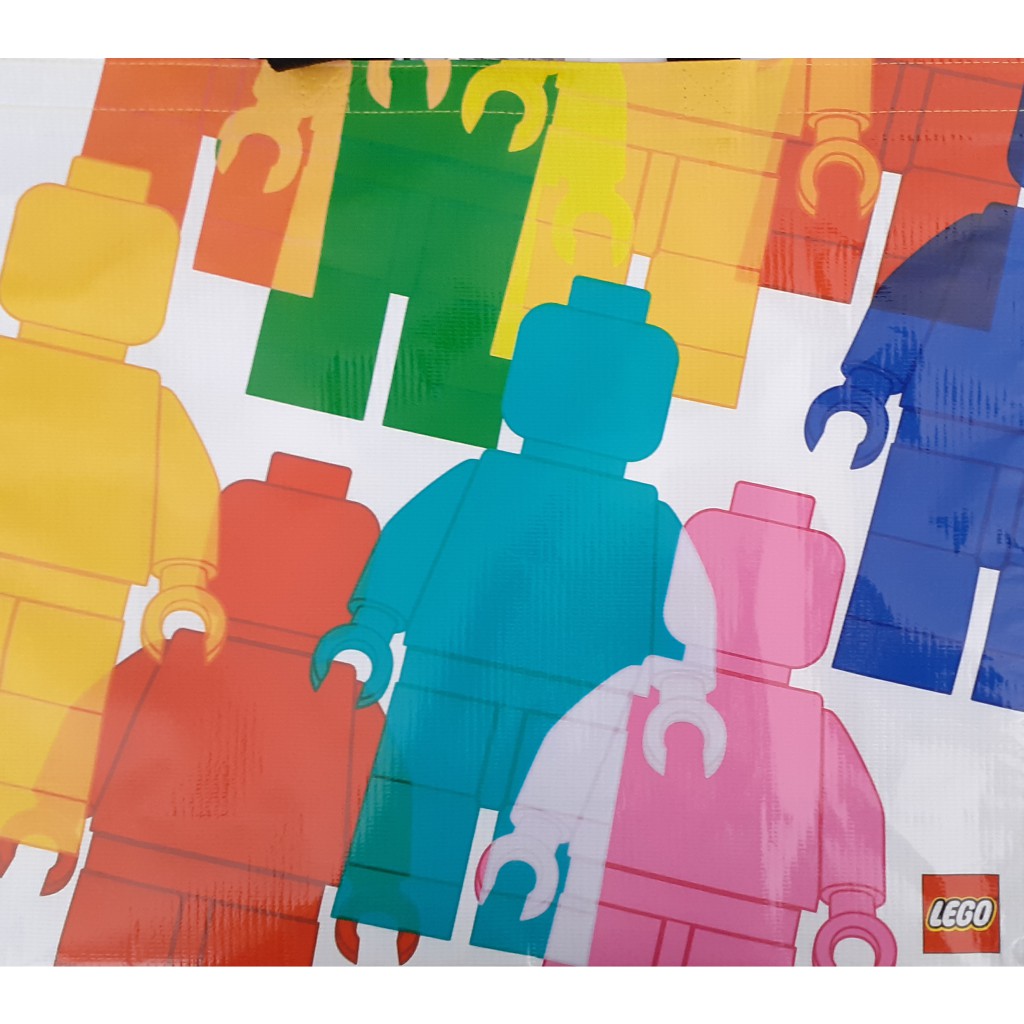 imagen de LEGO® Bolsa de compras con diseño de minifigura 1