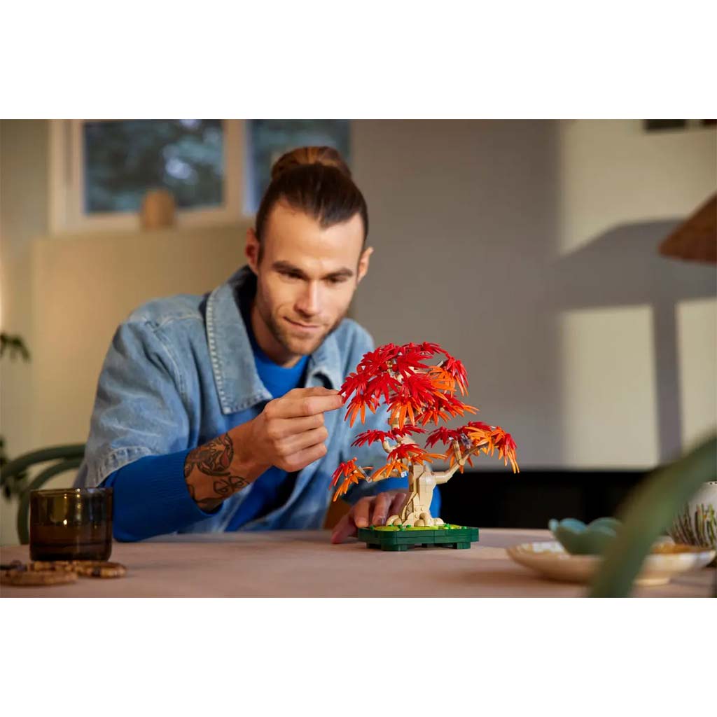 imagen de LEGO® Botanicals: Arce japonés de hojas rojas bonsái (10348) 6