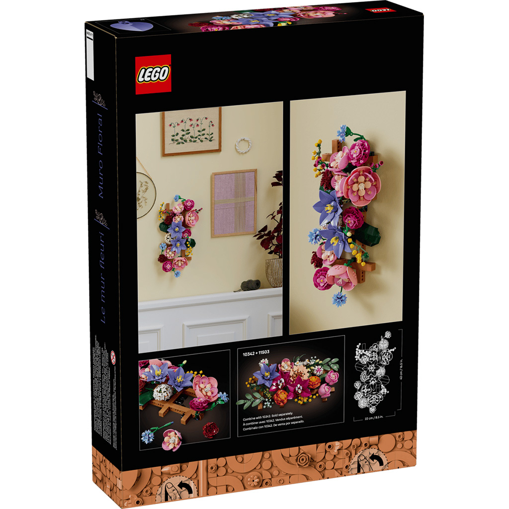 imagen de LEGO® Botanicals: Decoración de pared con flores (11503) 7