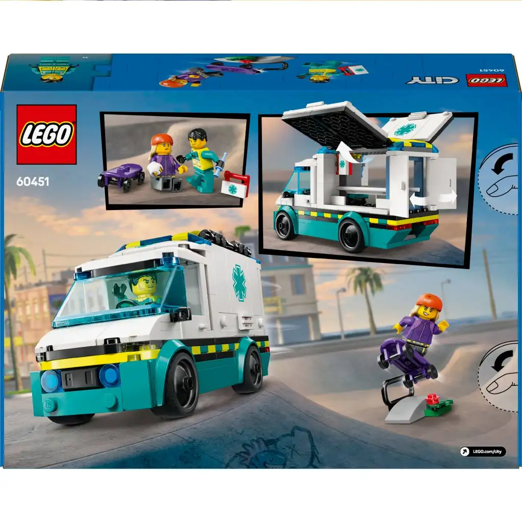 imagen de LEGO® City: Ambulancia de emergencia (60451) 5