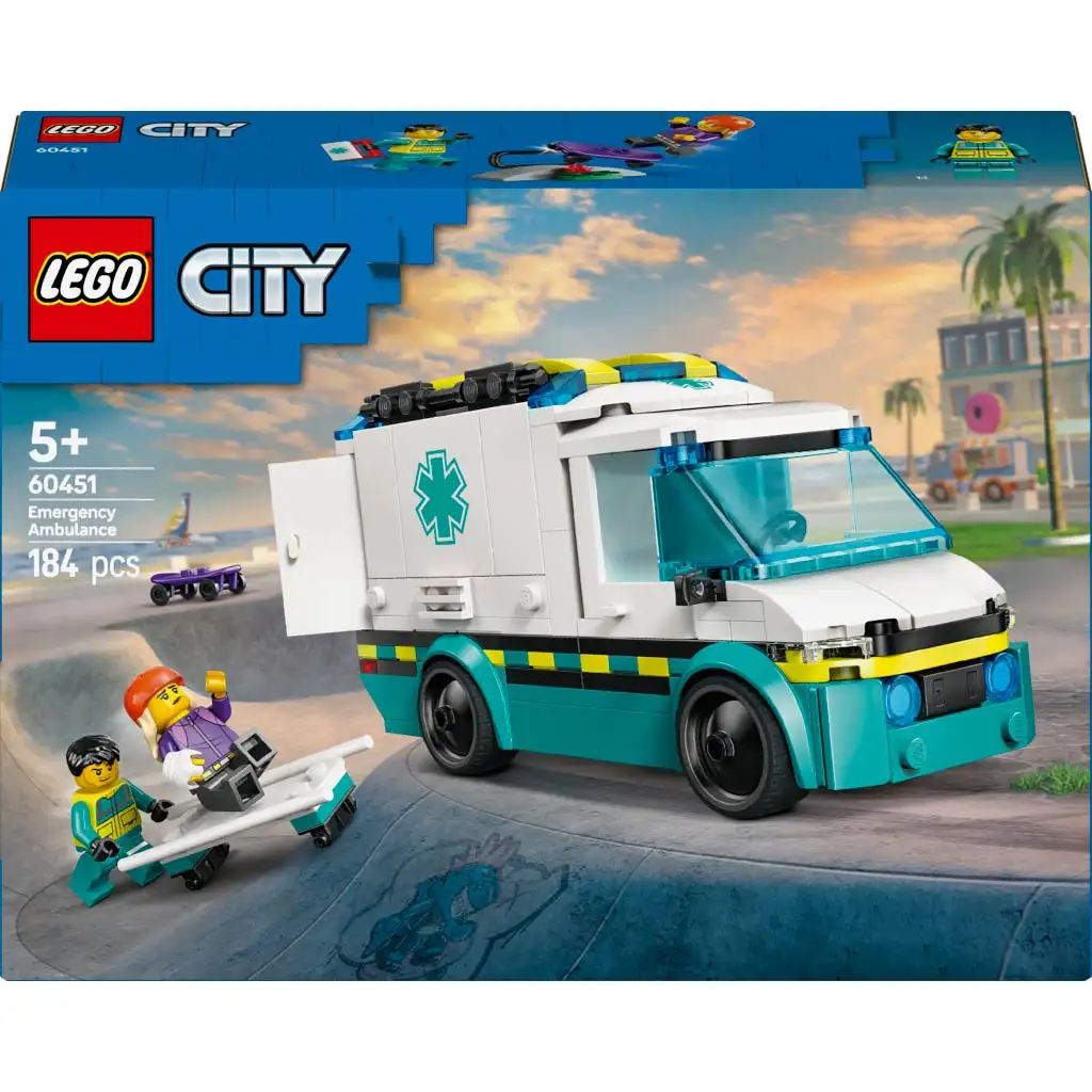 imagen de LEGO® City: Ambulancia de emergencia (60451) 1
