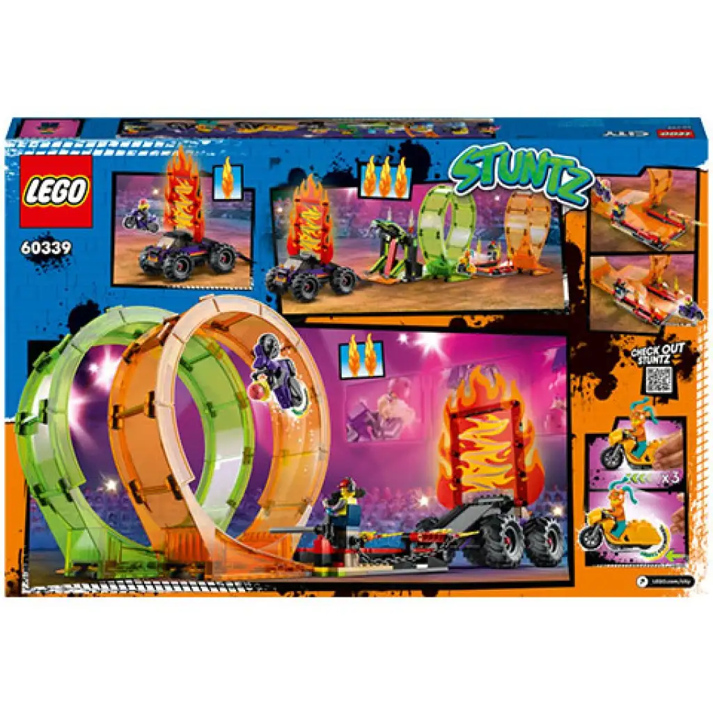 imagen de LEGO® City: Arena de acrobacias con doble bucle (60339) 2