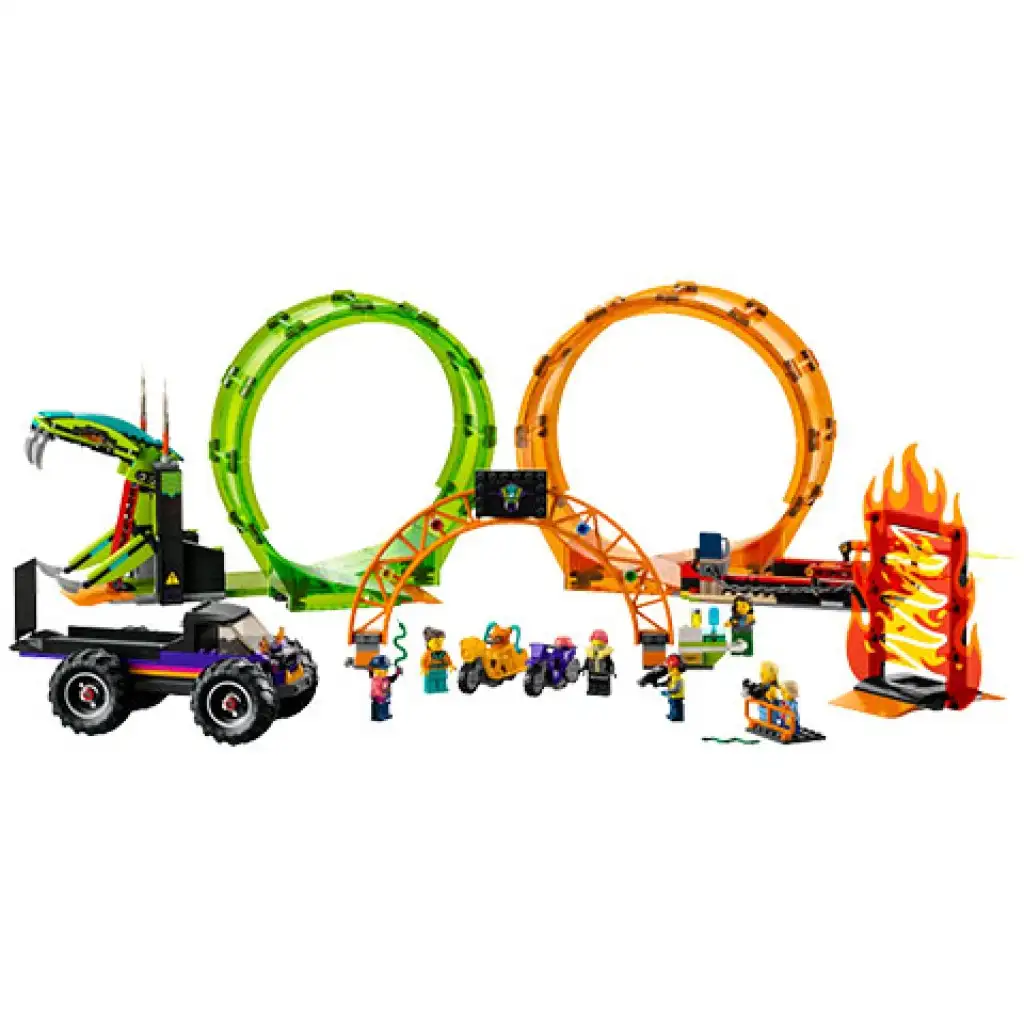 imagen de LEGO® City: Arena de acrobacias con doble bucle (60339) 3