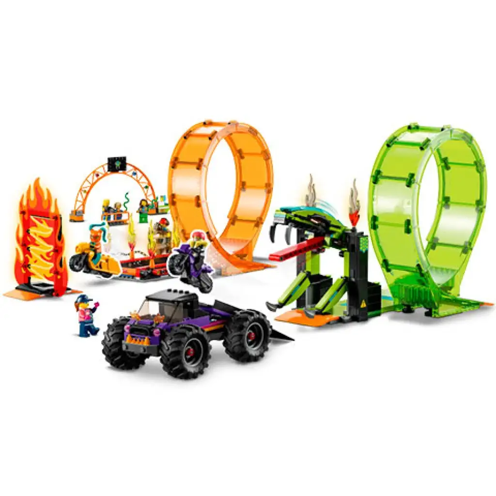 imagen de LEGO® City: Arena de acrobacias con doble bucle (60339) 4