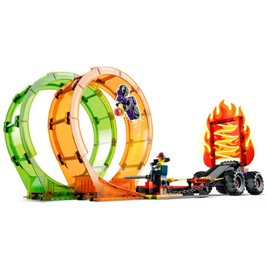 imagen de LEGO® City: Arena de acrobacias con doble bucle (60339) 5