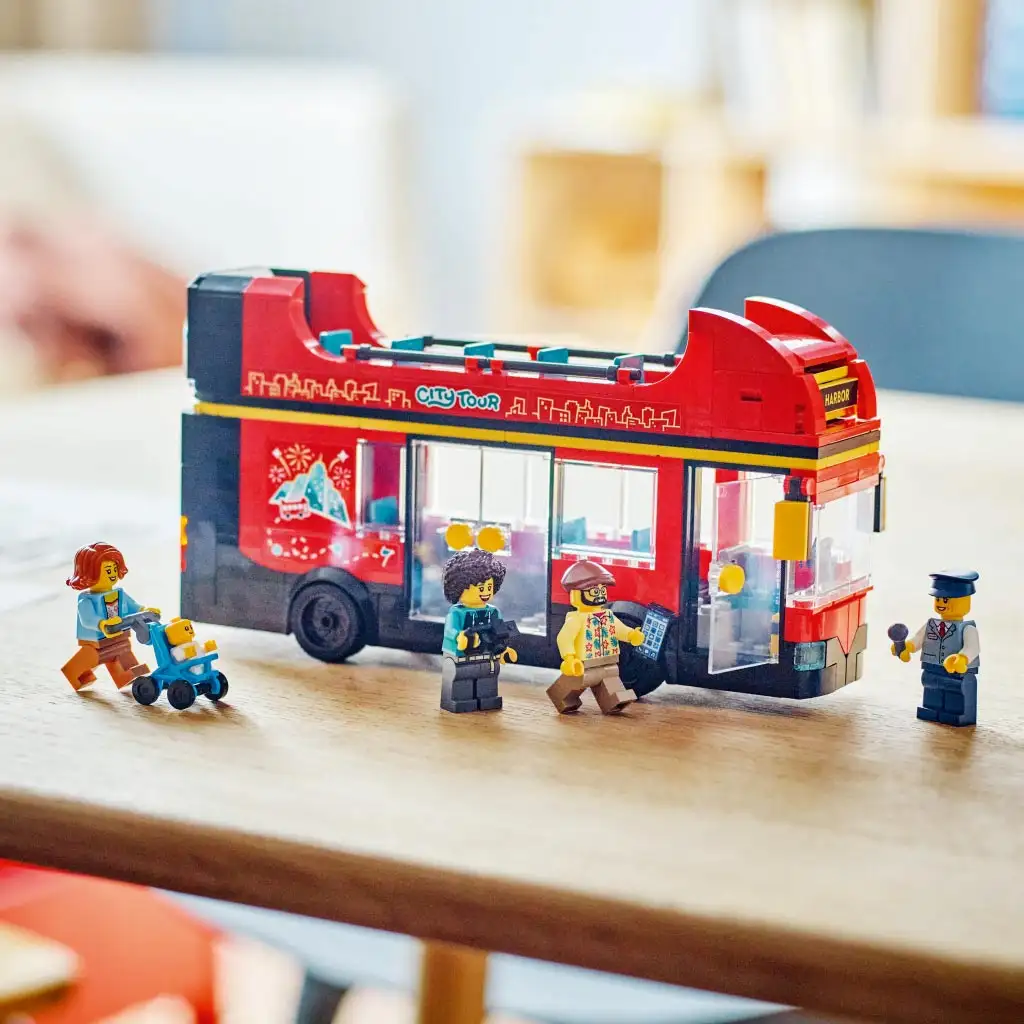 imagen de LEGO® City: Autobús turístico de dos pisos rojo (60407) 5
