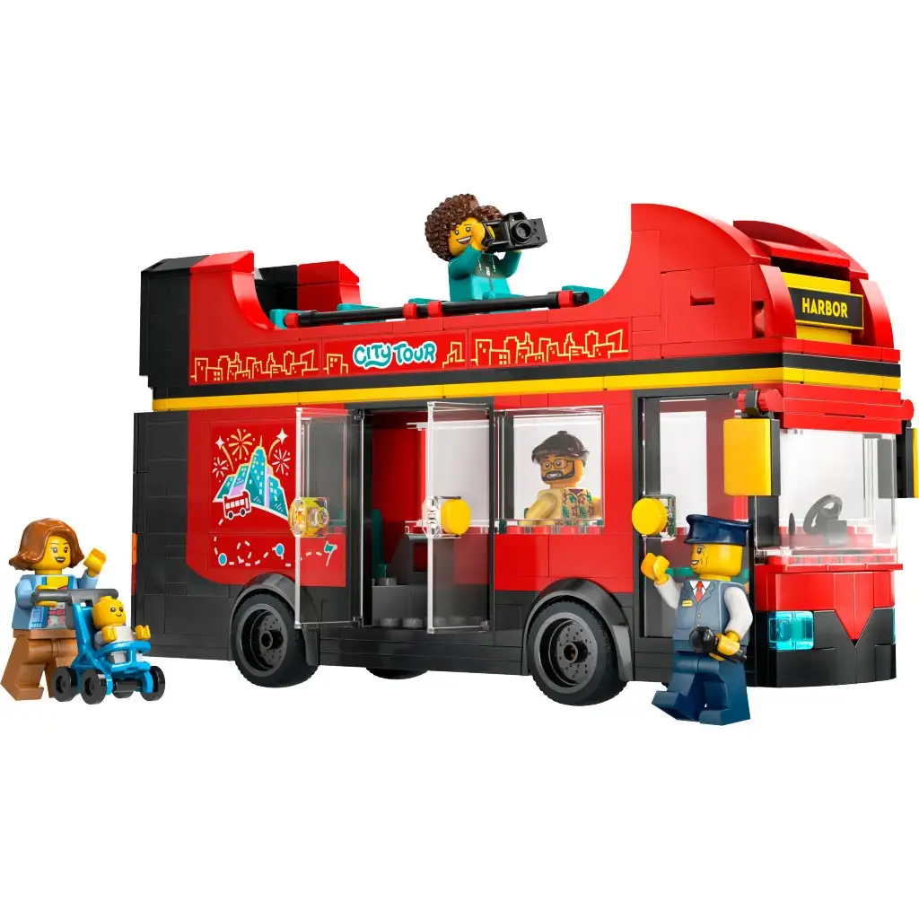 imagen de LEGO® City: Autobús turístico de dos pisos rojo (60407) 6