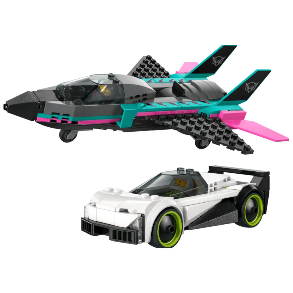 imagen de LEGO® City: Avión vs. coche (60489) 2