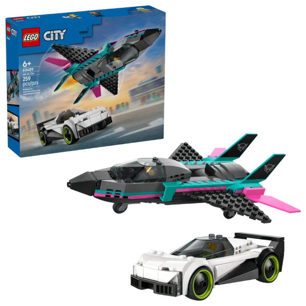 imagen de LEGO® City: Avión vs. coche (60489) 1
