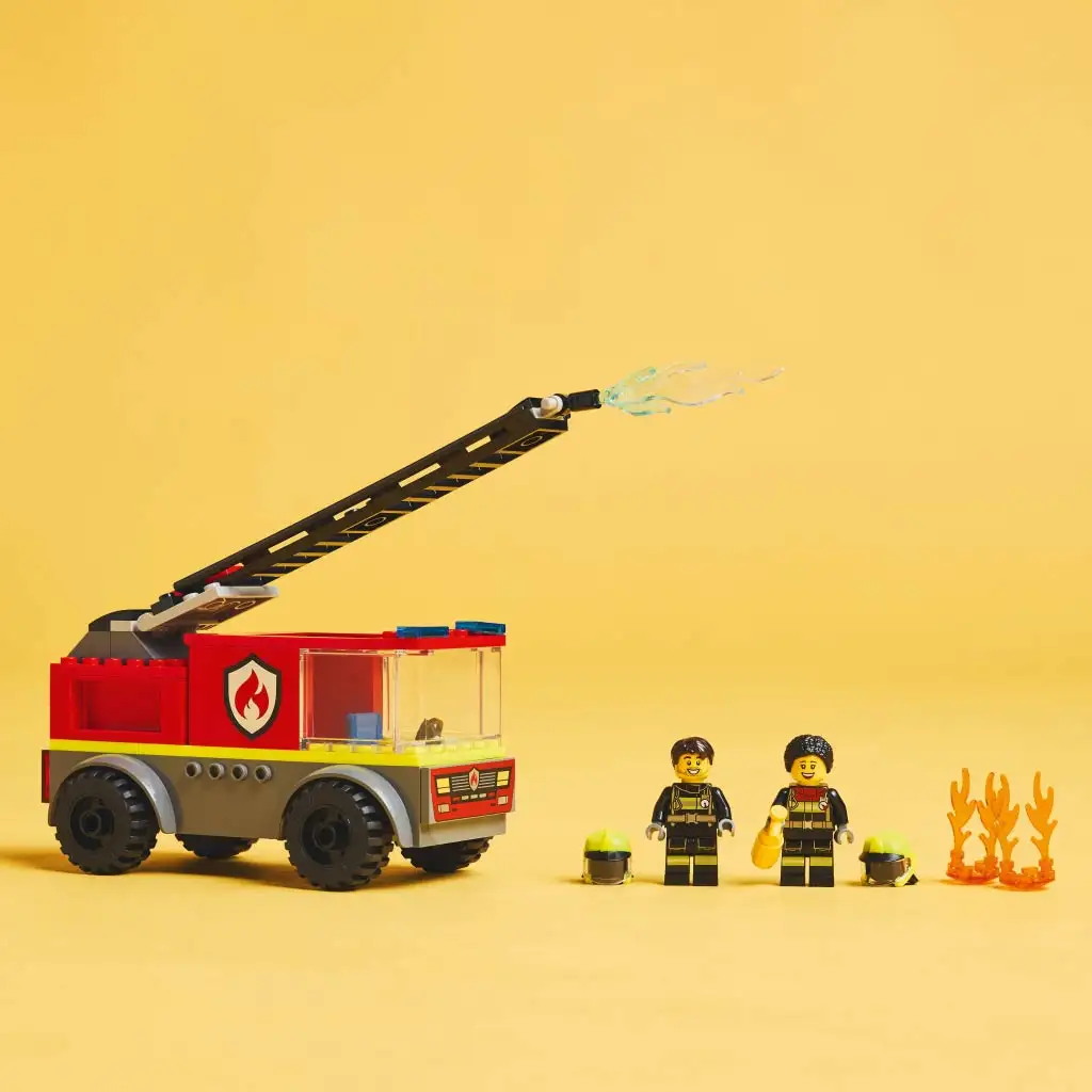 imagen de LEGO® City: Camión de bomberos con escalera (60463) 3