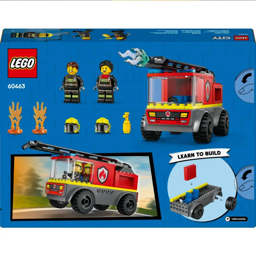 imagen de LEGO® City: Camión de bomberos con escalera (60463) 5
