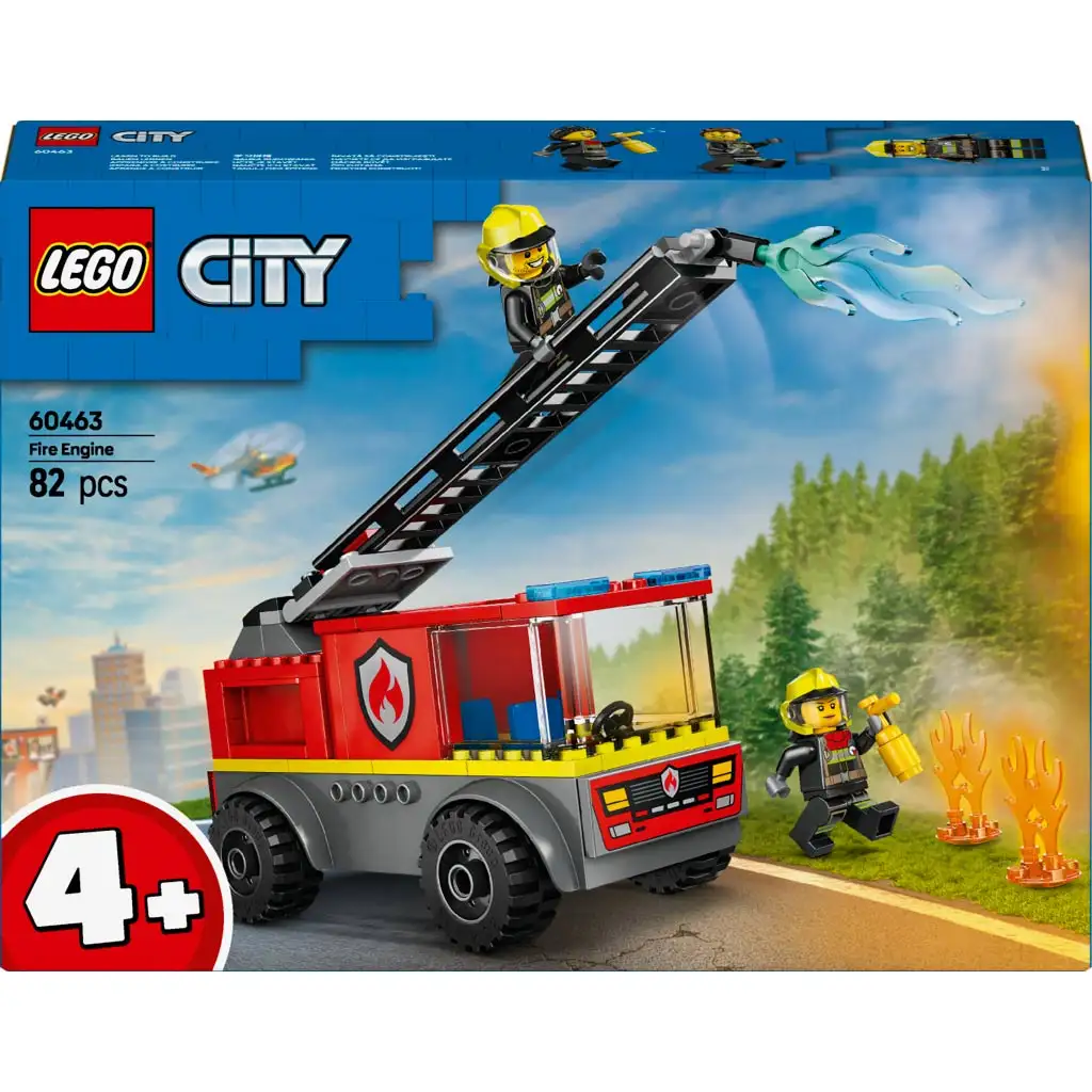 imagen de LEGO® City: Camión de bomberos con escalera (60463) 1