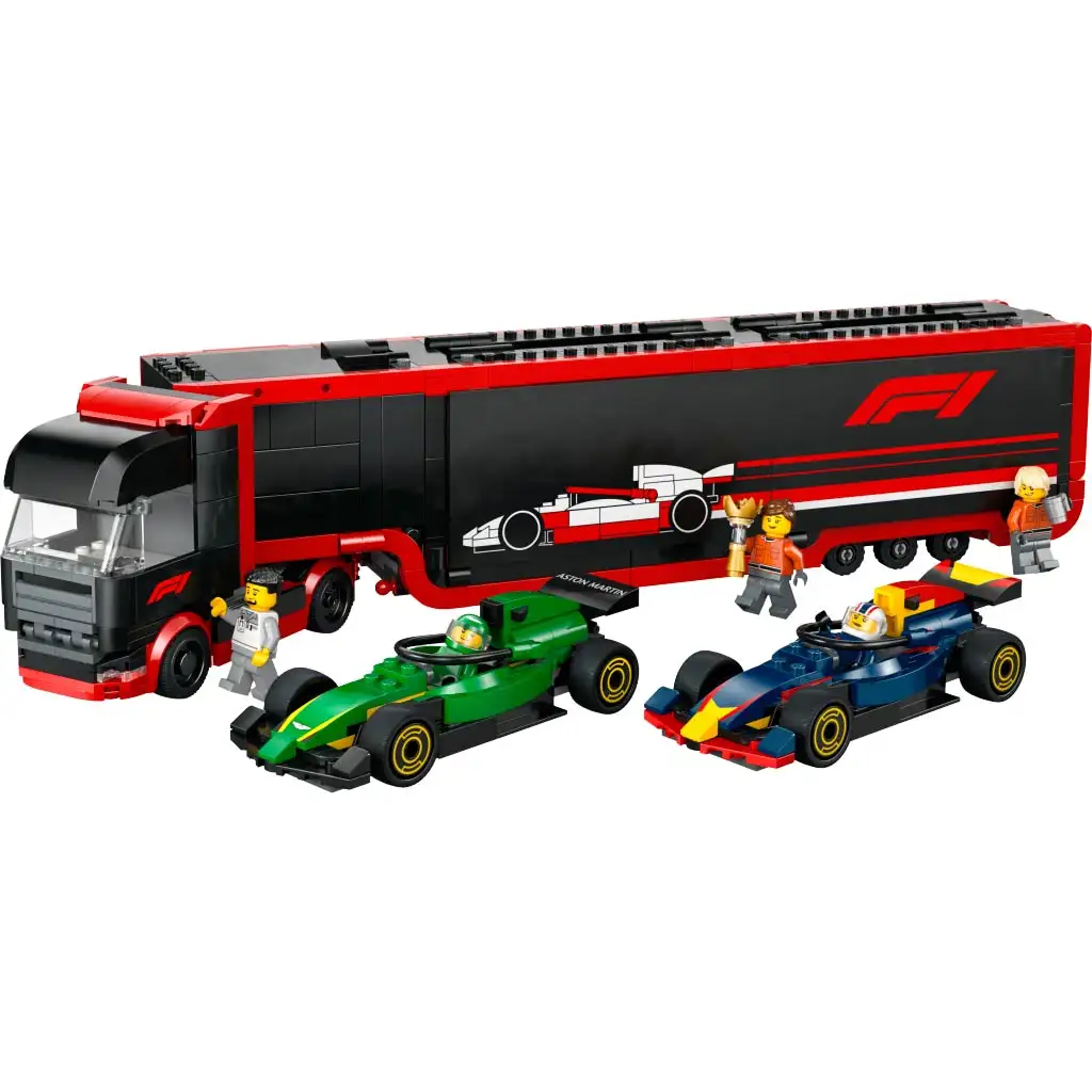 imagen de LEGO® City: Camión de F1® con coches F1® RB20 y AMR24 (60445) 2