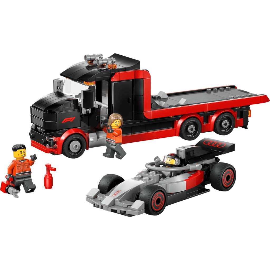 imagen de LEGO® City: Camión de F1® con un coche de carreras Audi de F1® (60493) 2