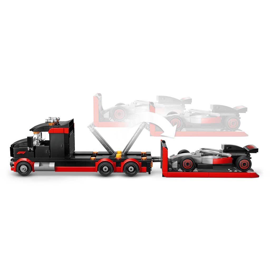 imagen de LEGO® City: Camión de F1® con un coche de carreras Audi de F1® (60493) 3