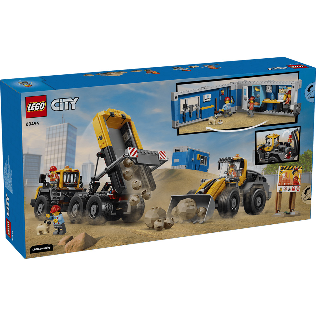 imagen de LEGO® City: Cargadora y camión volquete (60494) 10