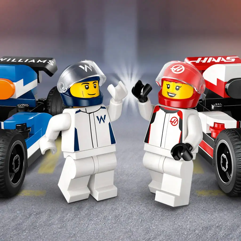 imagen de LEGO® City: F1® de Williams Racing y Haas F1® coches de carreras (60464) 4