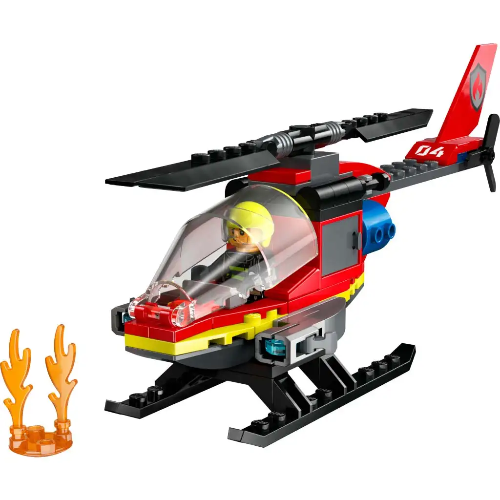 imagen de LEGO® City: Helicóptero de rescate de bomberos (60411) 5