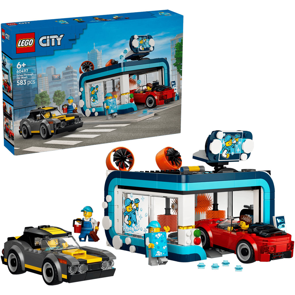 imagen de LEGO® City: Lavado de autos autoservicio (60497) 1