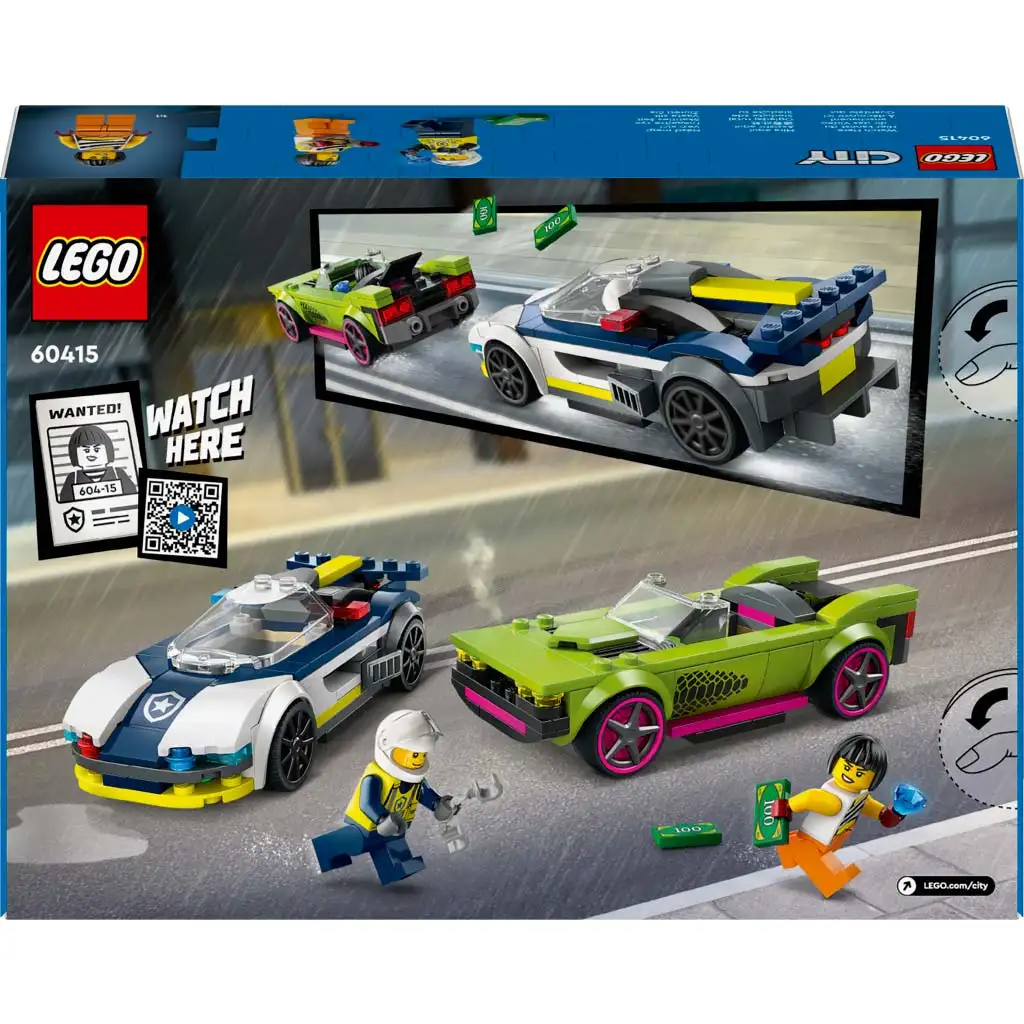 imagen de LEGO® City: Persecución de coche de policía y deportivo (60415) 2