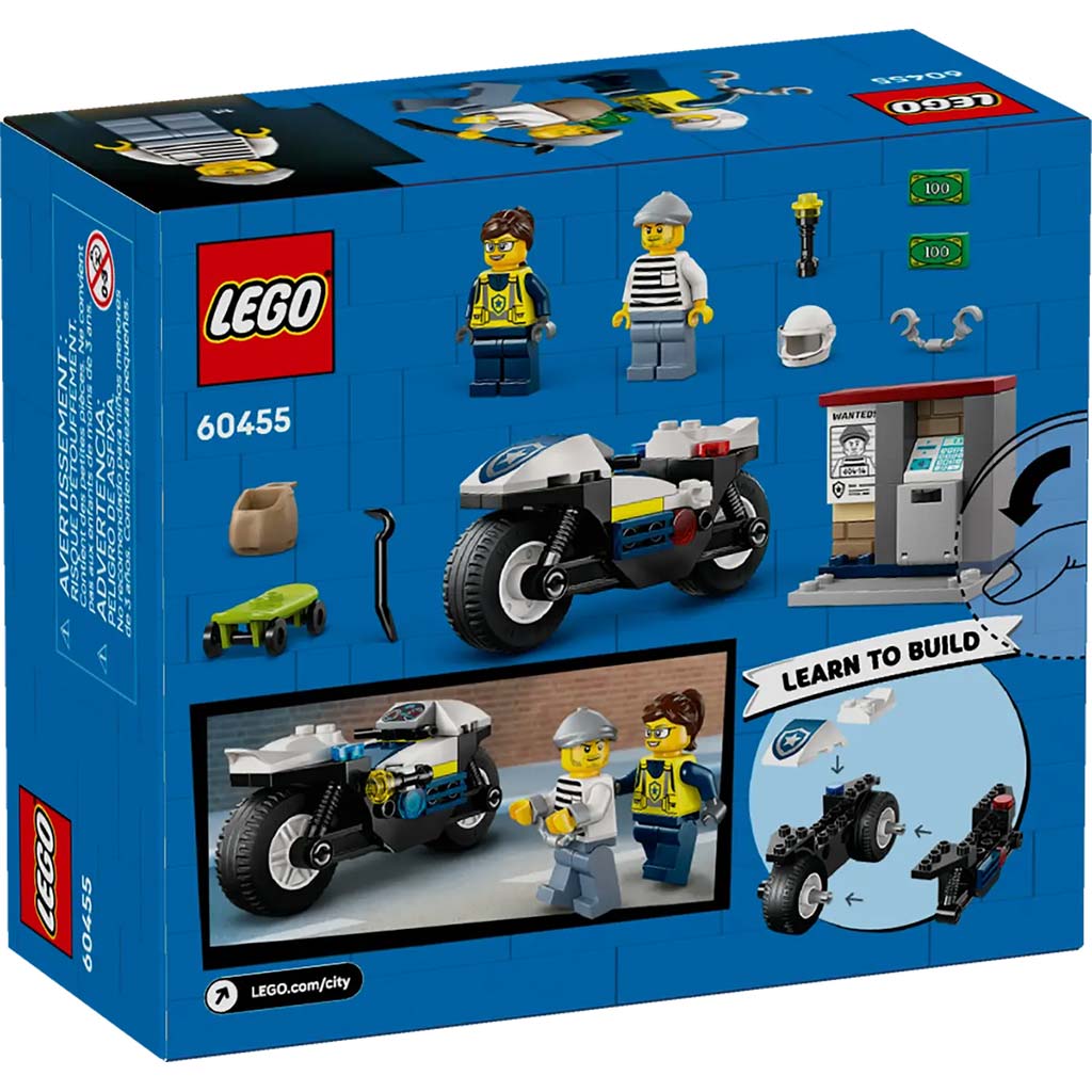 imagen de LEGO® City: Persecución en motocicleta policial (60455) 2