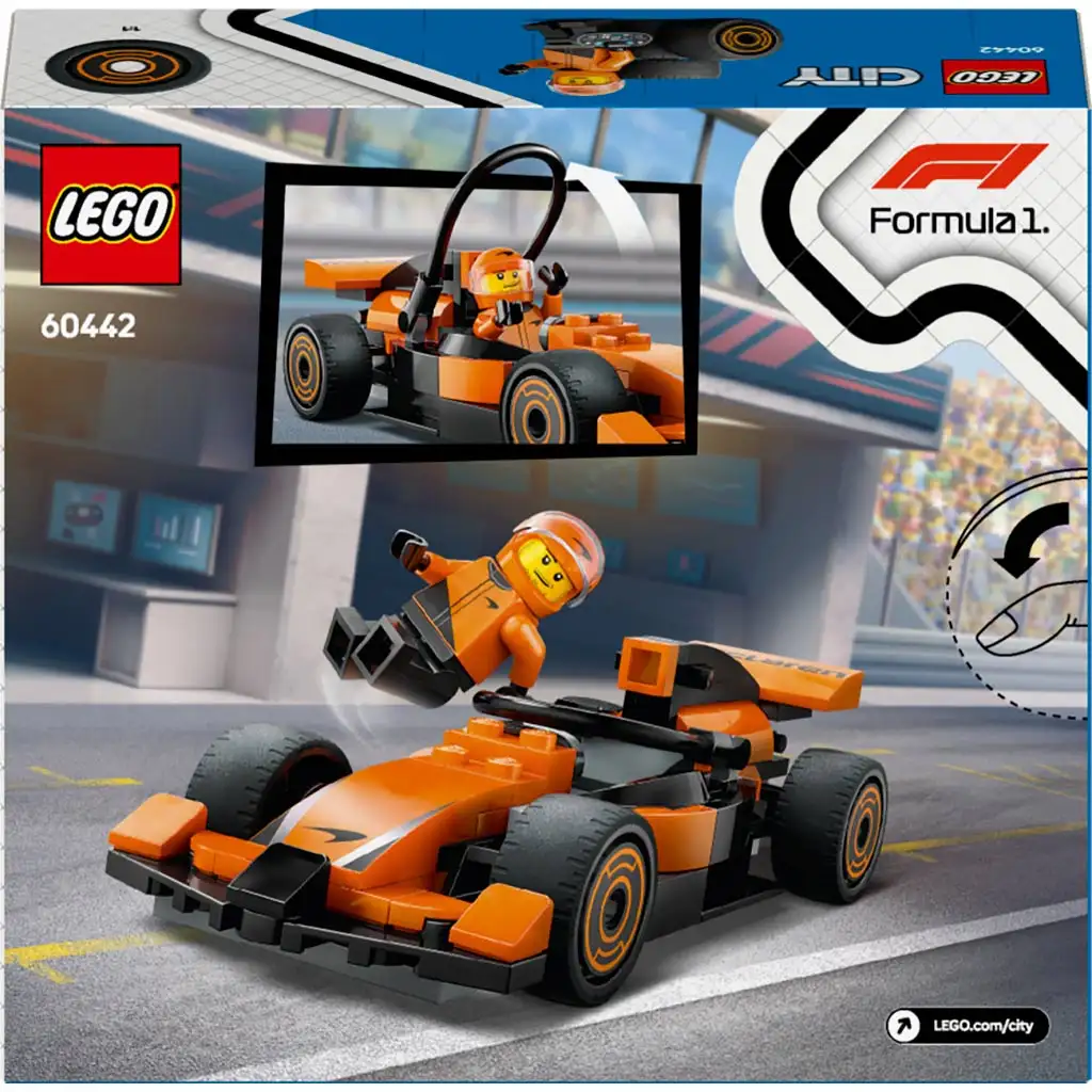 imagen de LEGO® City: Piloto de F1® McLaren con coche de carreras (60442) 5