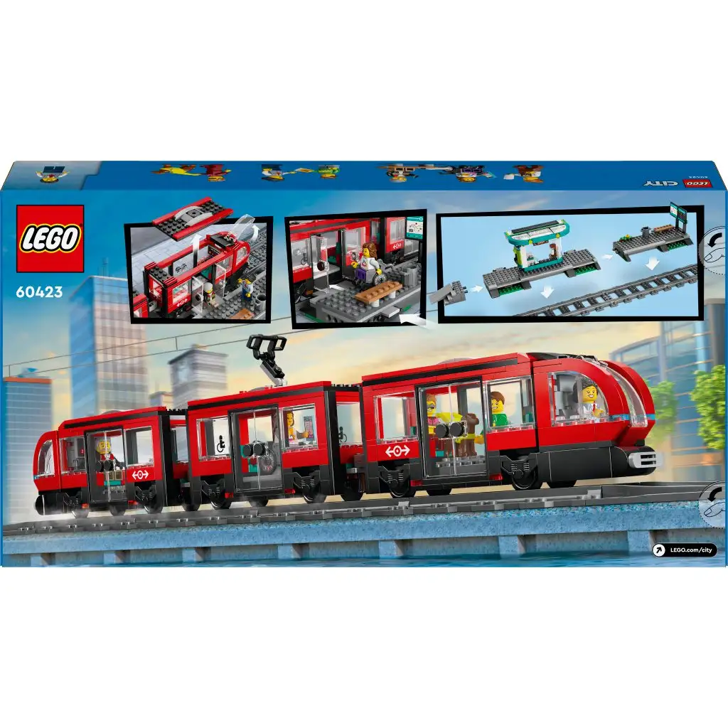 imagen de LEGO® City: Tranvía del centro y parada (60423) 8