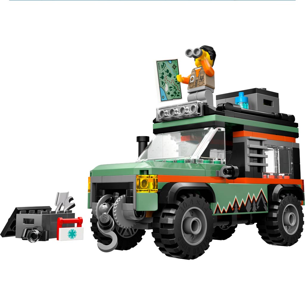 imagen de LEGO® City: vehículo todoterreno 4x4 (60447) 2