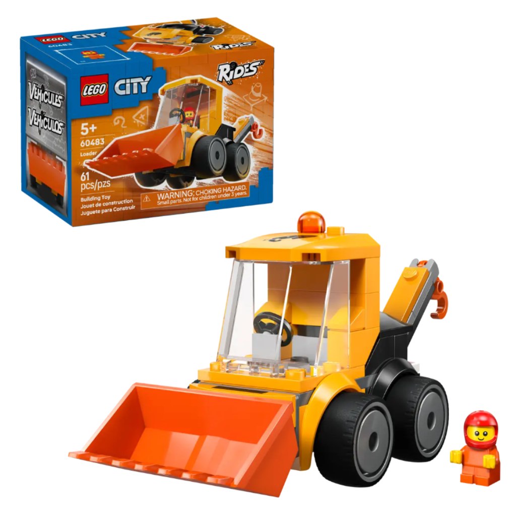 imagen de LEGO® City: Vehículos – Cargadora de construcción (60483) 1
