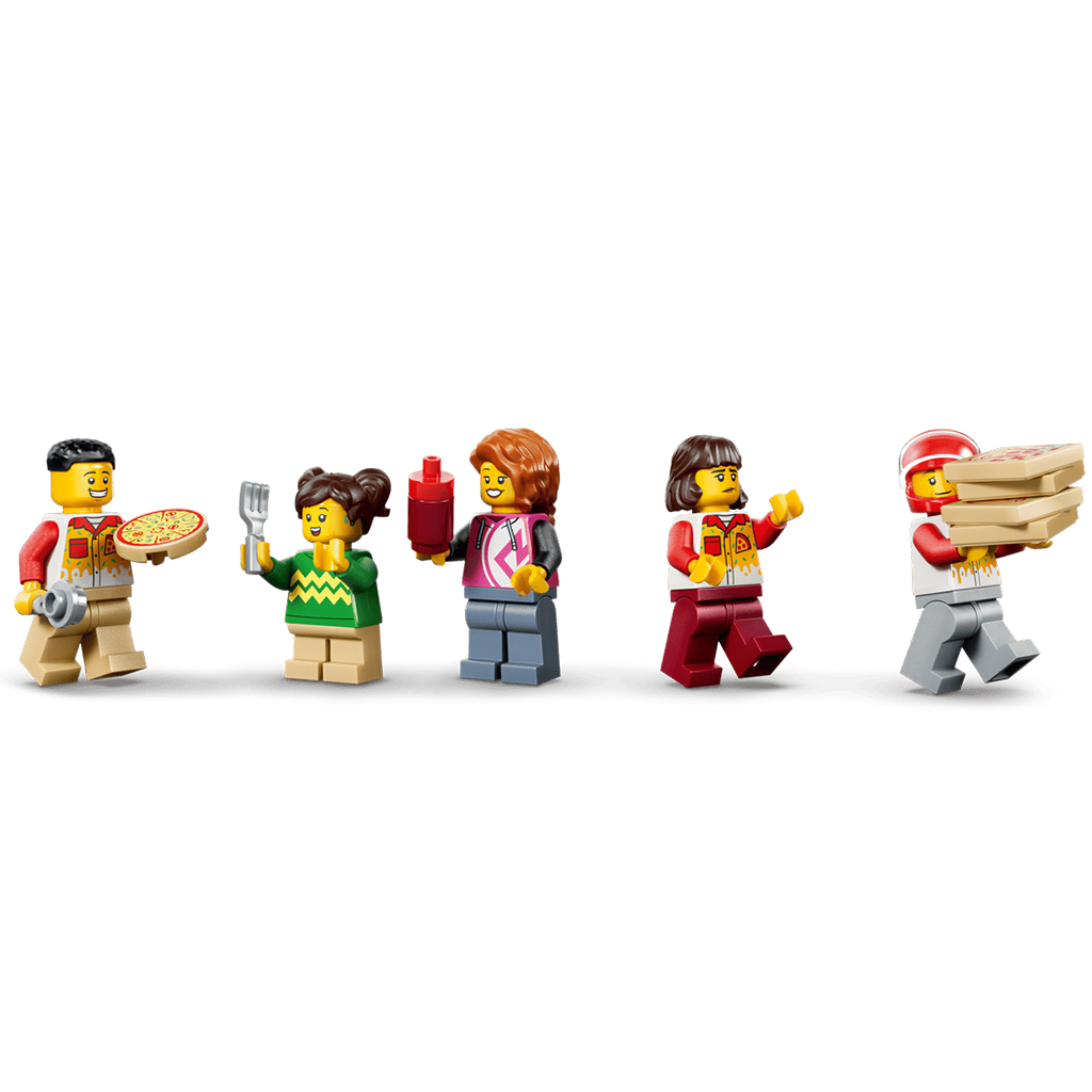 imagen de LEGO® City: Vehículos de entrega de pizzería (60496) 3