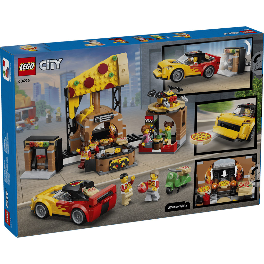 imagen de LEGO® City: Vehículos de entrega de pizzería (60496) 8
