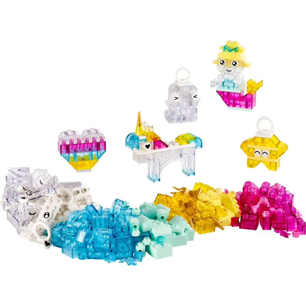 imagen de LEGO® Classic: Cubos mágicos transparentes (11040) 5