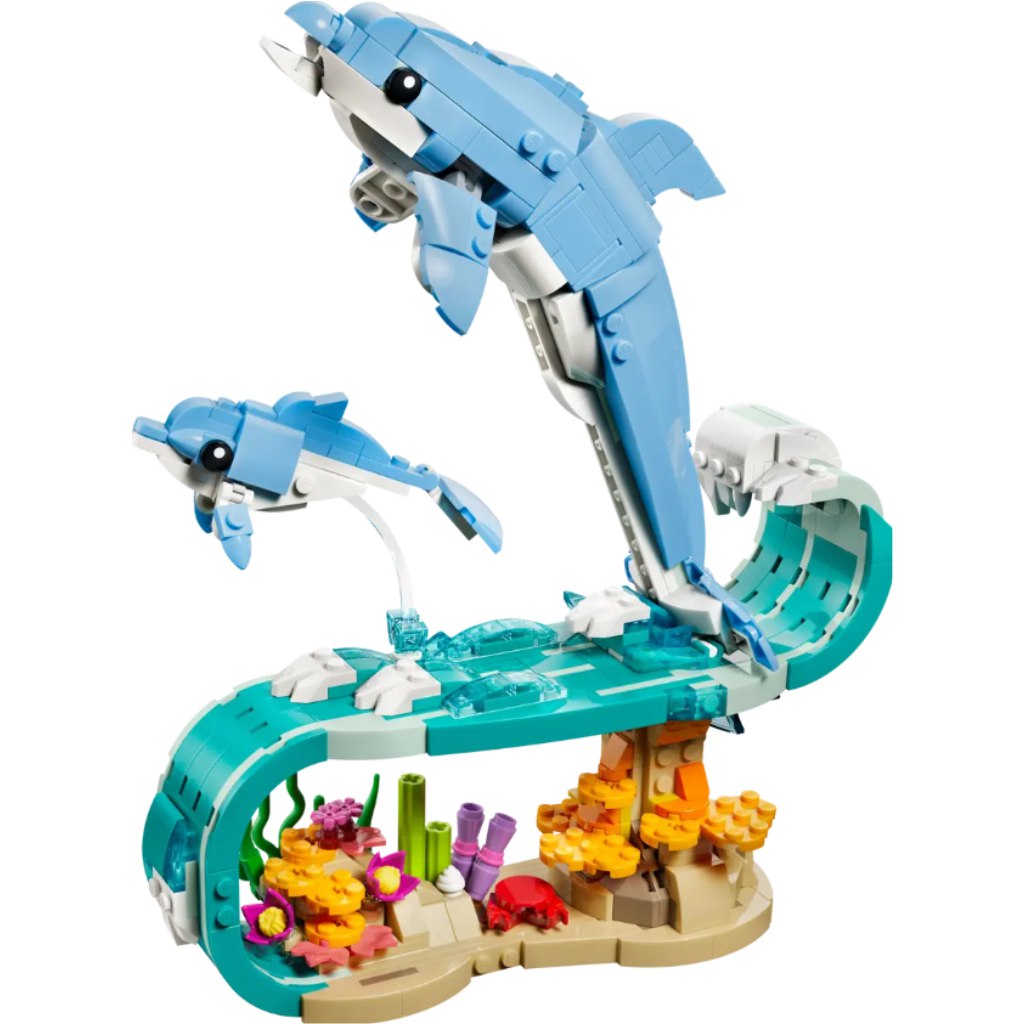 imagen de LEGO® Creator: Animales marinos: Maravillosos delfines (31385) 2