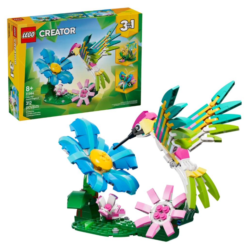 imagen de LEGO® Creator: Animales salvajes: Colibrí colorido (31384) 1