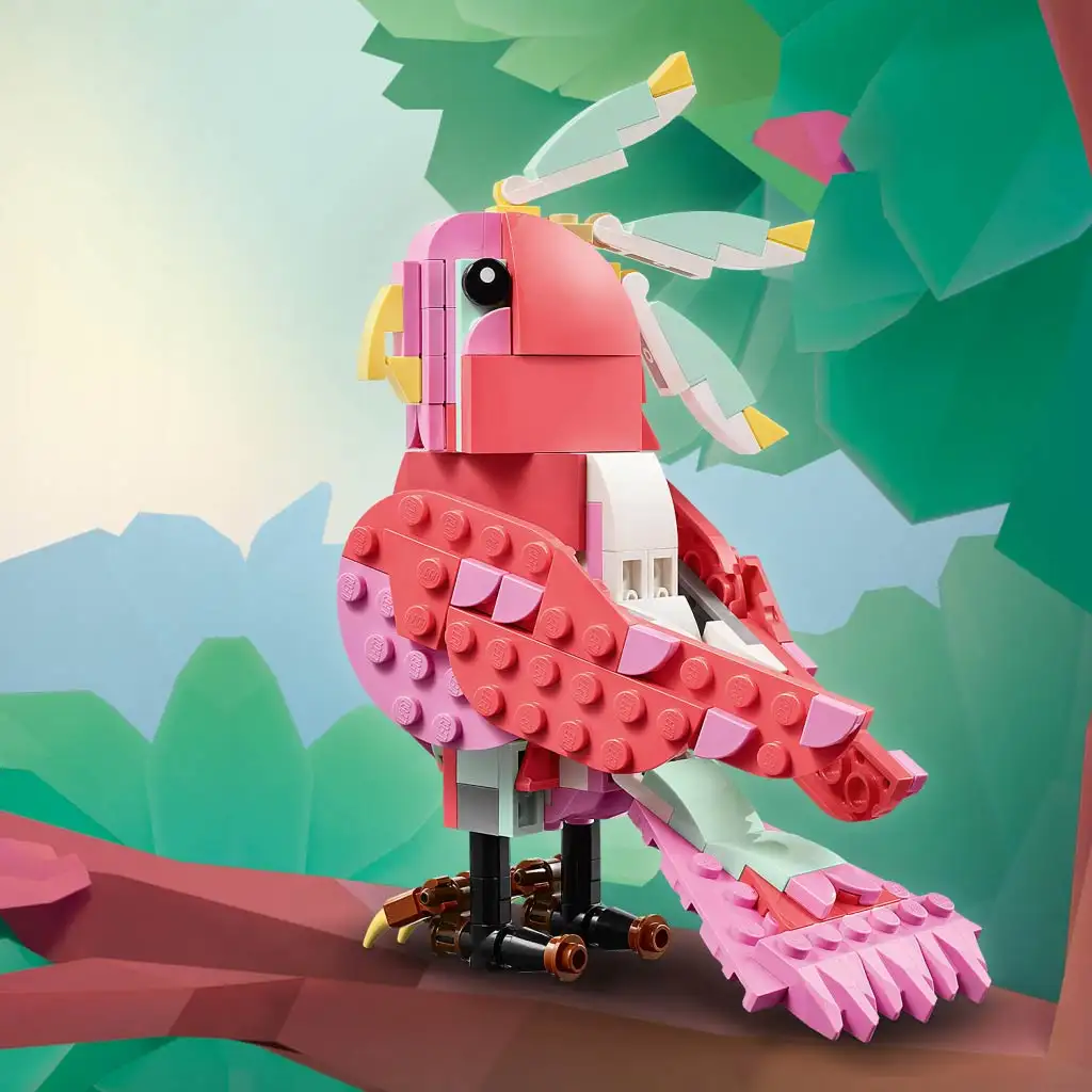 imagen de LEGO® Creator: Animales salvajes: Flamenco rosa (31170) 4