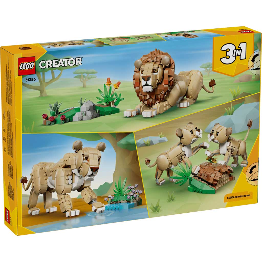 imagen de LEGO® Creator: Animales salvajes: Majestuoso león (31386) 7