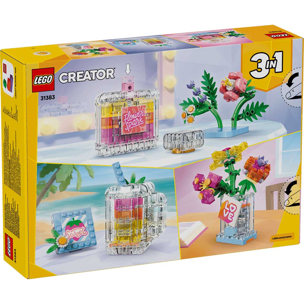 imagen de LEGO® Creator: Botella de perfume y decoración floral (31383) 7