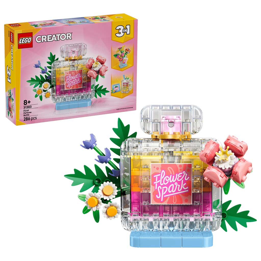 imagen de LEGO® Creator: Botella de perfume y decoración floral (31383) 1
