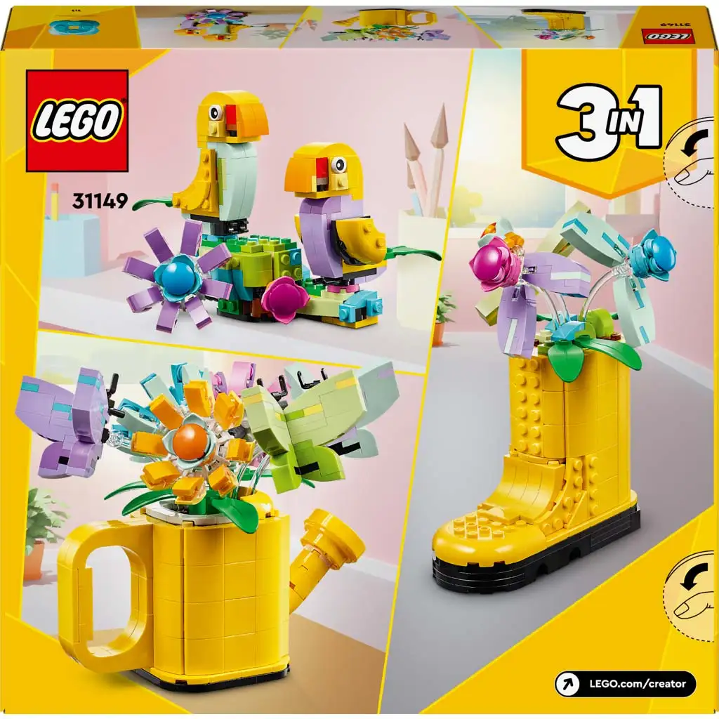 imagen de LEGO® Creator: Flores en regadera (31149) 2