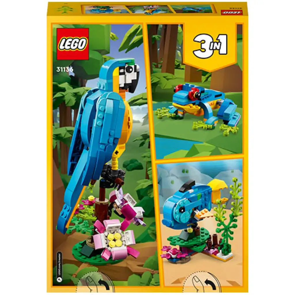 imagen de LEGO® Creator: Loro exótico 3 en 1 (31136) 2