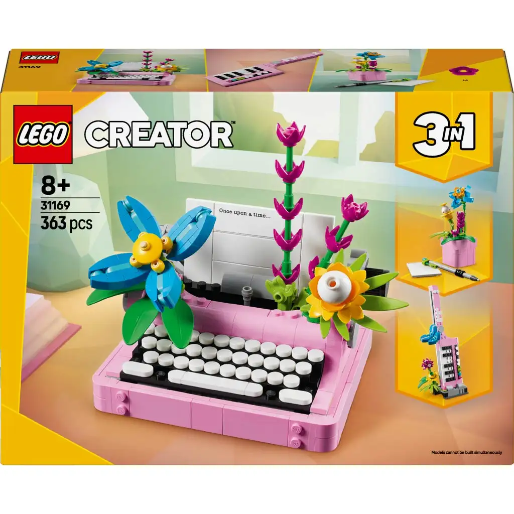 imagen de LEGO® Creator: Máquina de escribir con flores (31169) 1