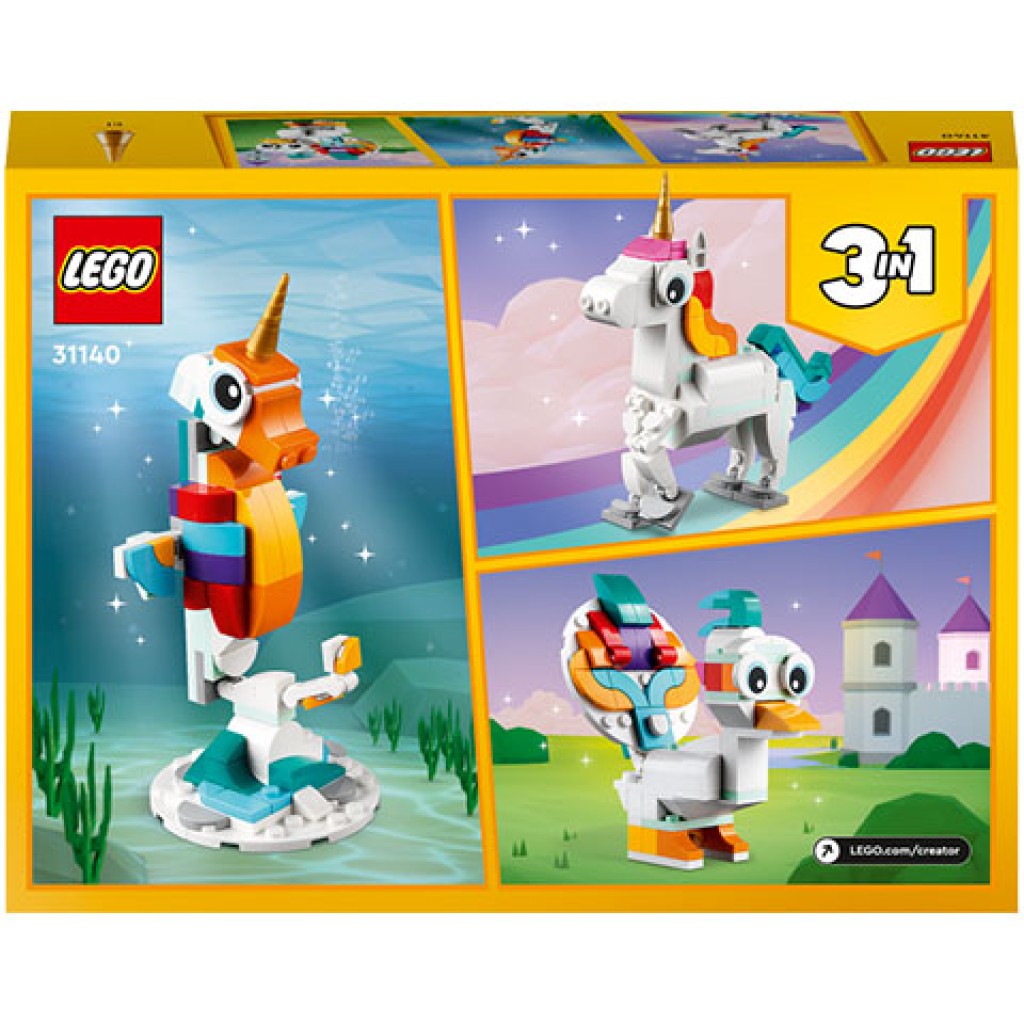 imagen de LEGO® Creator: Unicornio mágico 3 en 1 (31140) 2
