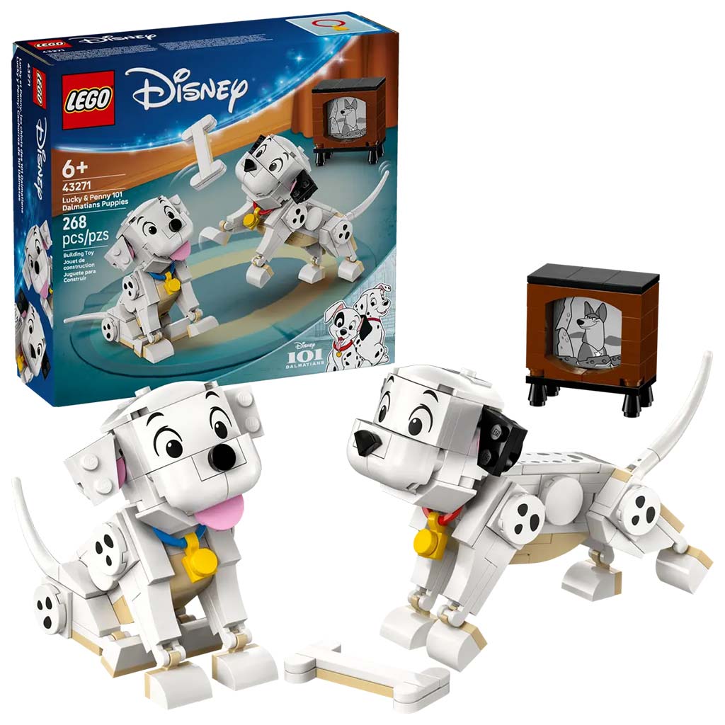 imagen de LEGO® Disney: 101 dálmatas: Kuksi y Pelyhes cachorros dálmatas (43271) 1