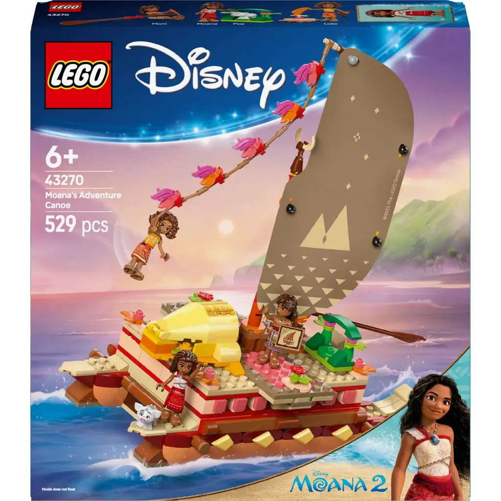 imagen de LEGO® Disney: El canoa lleno de aventuras de Moana (43270) 1