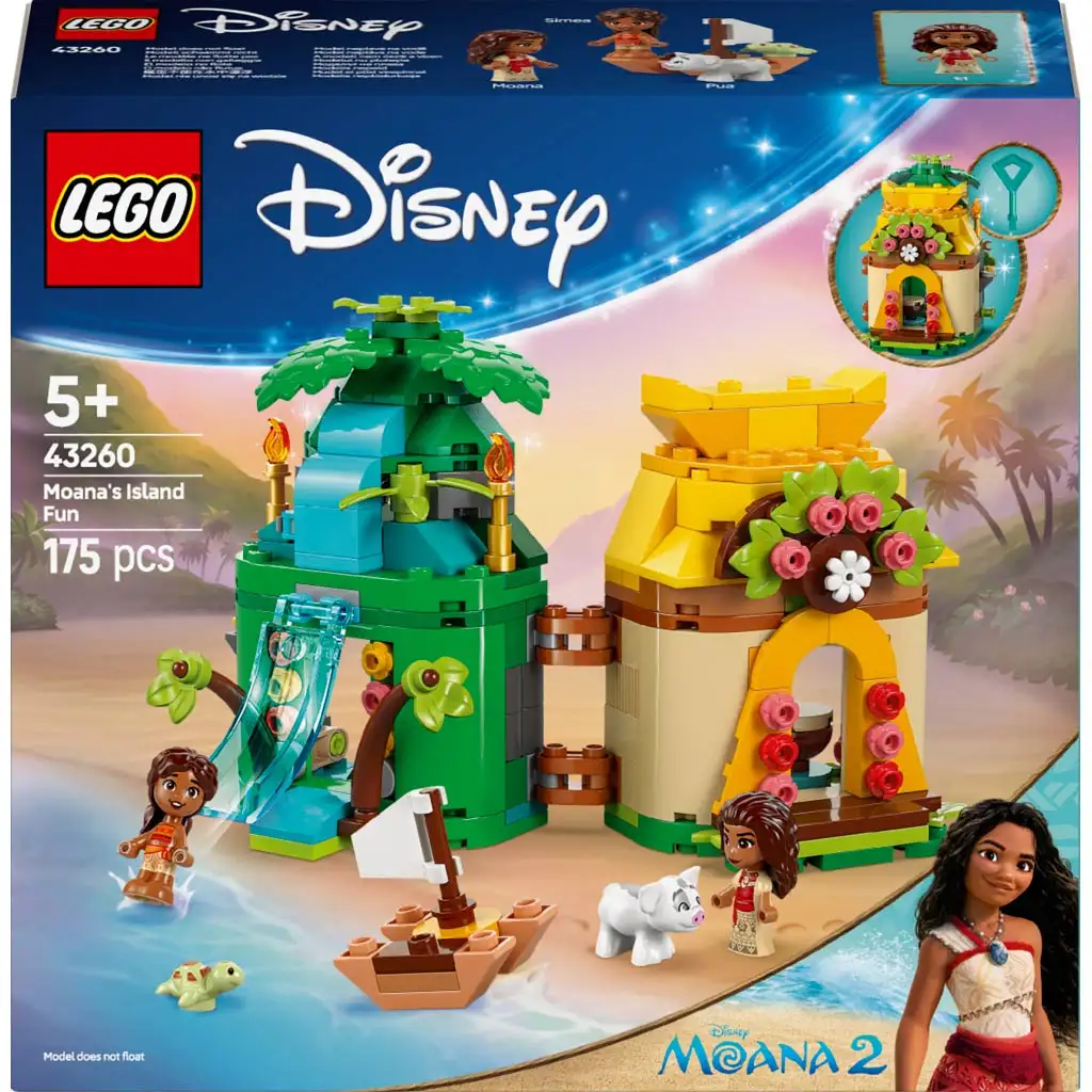 imagen de LEGO® Disney: Las divertidas aventuras de Moana en la isla (43260) 1