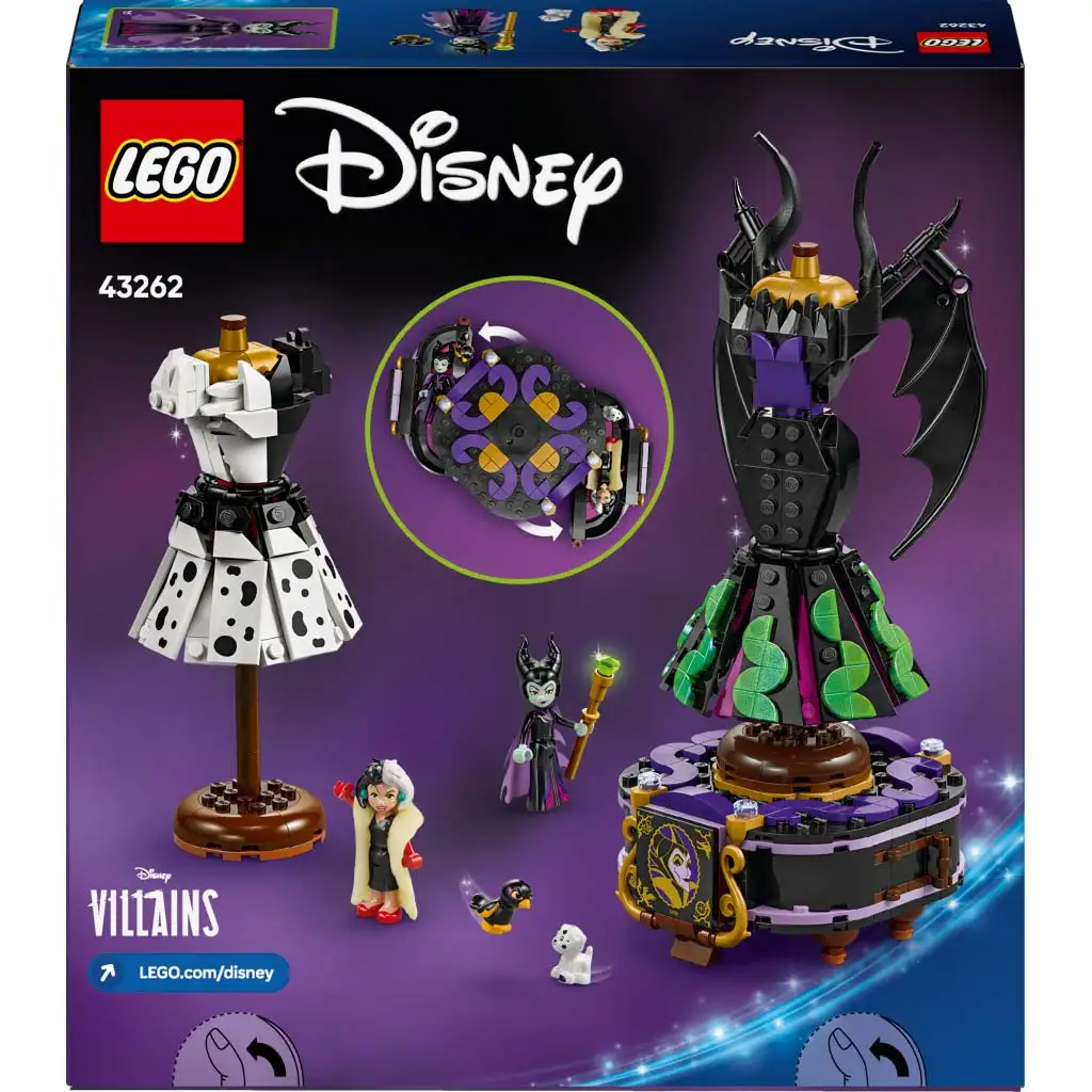 imagen de LEGO® Disney: Malefica y Cruella de Vil trajes (43262) 2