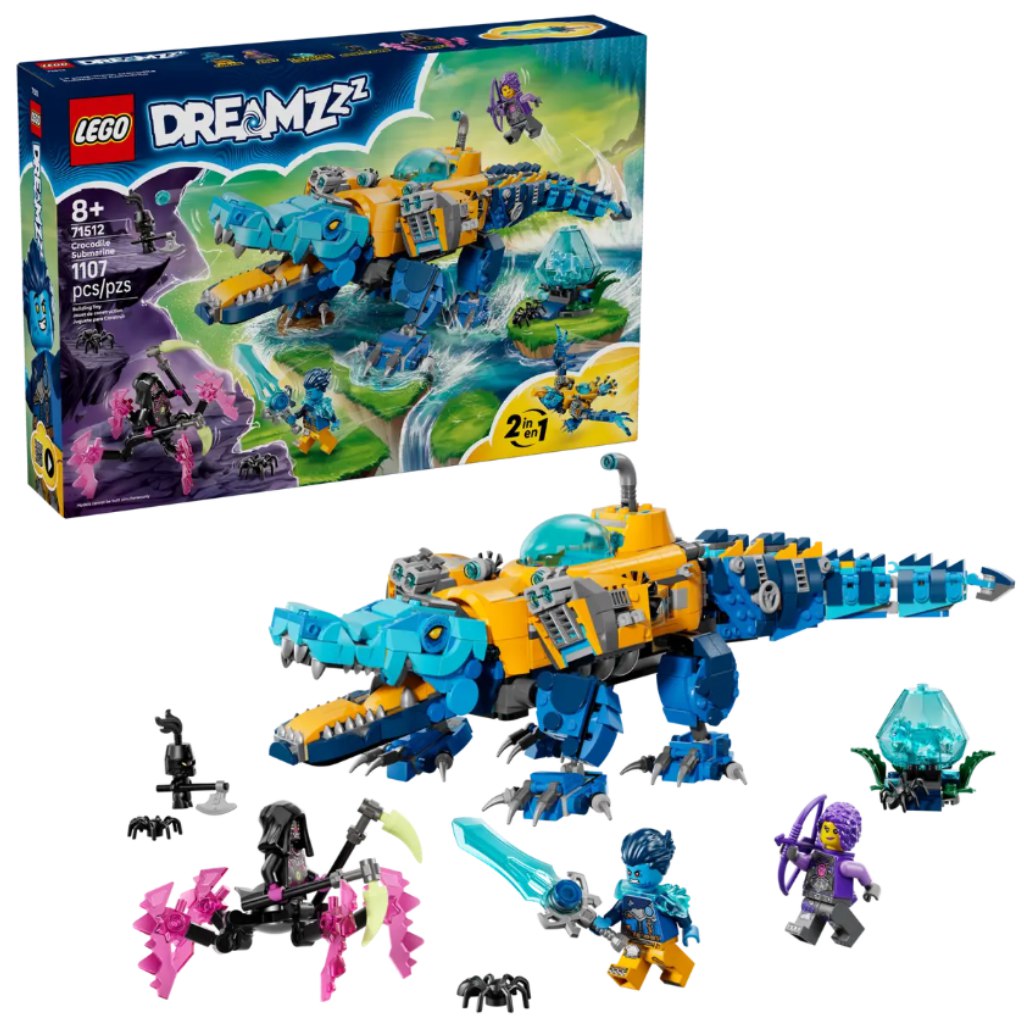 imagen de LEGO® DREAMZzz: Submarino Cocodrilo (71512) 1