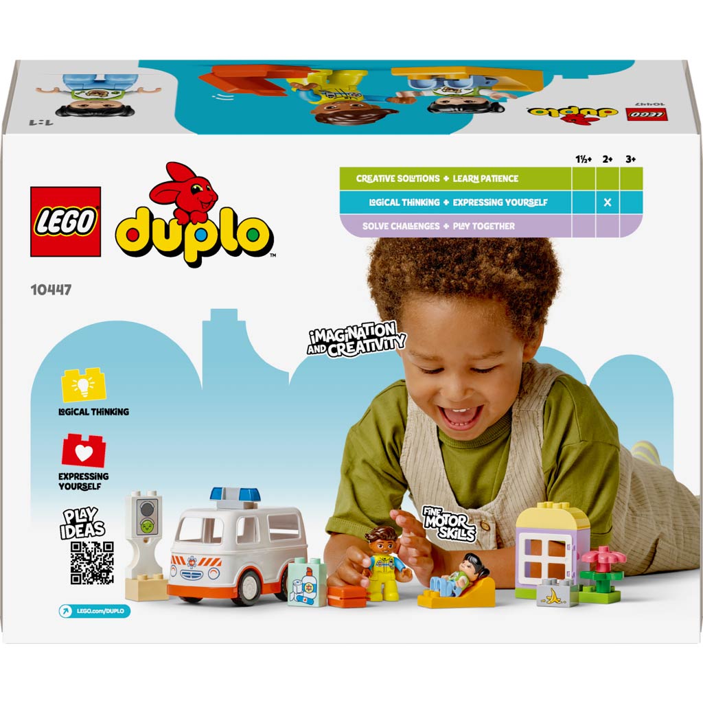 imagen de LEGO® DUPLO®: Camión de rescate y conductor de ambulancia (10447) 2